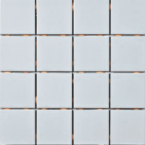 White 3x3 Ceramic Mosaic 12x12 - EACH