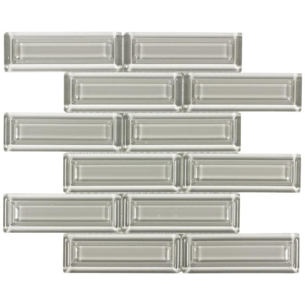 Dimensions Destiny 2x6 Glass Mosaic 12x12 - EACH