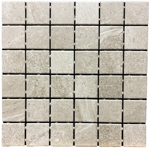 Cleanprotect Textured Edmonton Sandy Beige 2x2 Mosaic 12x12 - EACH