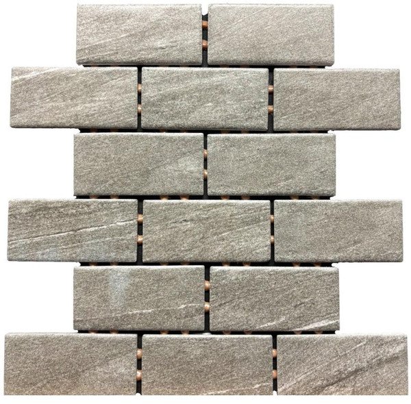 Urban Terrain Medium Gray 2x4 Mosaic 12x12 - EACH