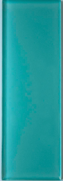 Aqua 8 mm Glass Tile 3x9" - EACH