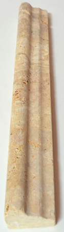 Antique Gold Travertine Crown 1.5x12 - EACH