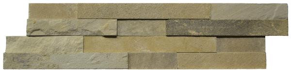 Mint Sandstone Stacked Ledger Panel 6x24 - EACH