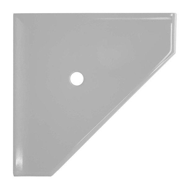 Geo Retrofit 10inch Corner Shelf Cool Gray Polished - EACH