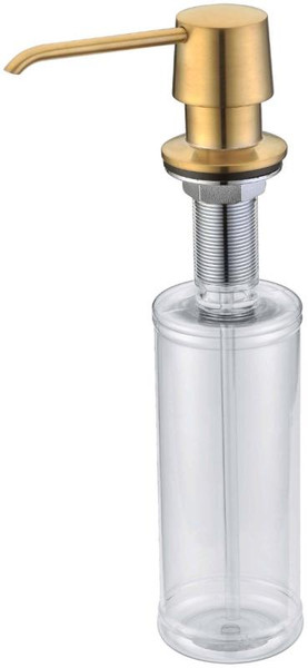 Soap Dispenser F020BG, Brushed Gold - EACH