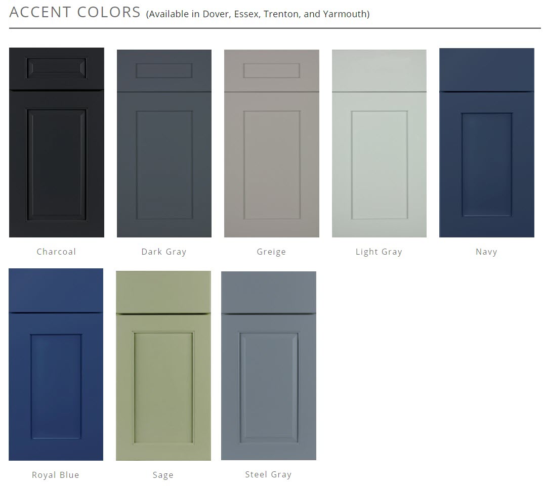 JSI Cabinetry accent colors