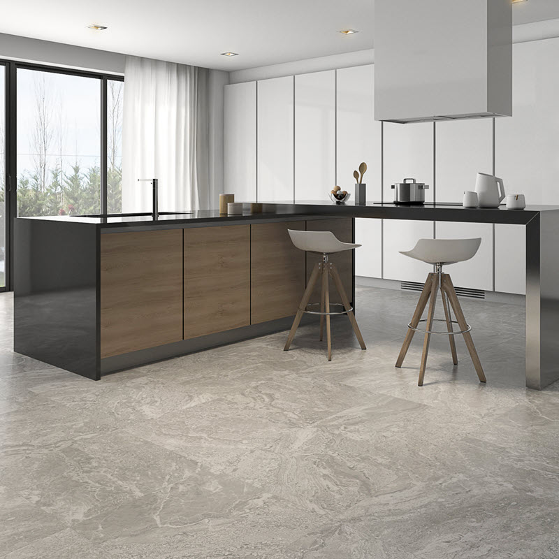 Large format stone looks